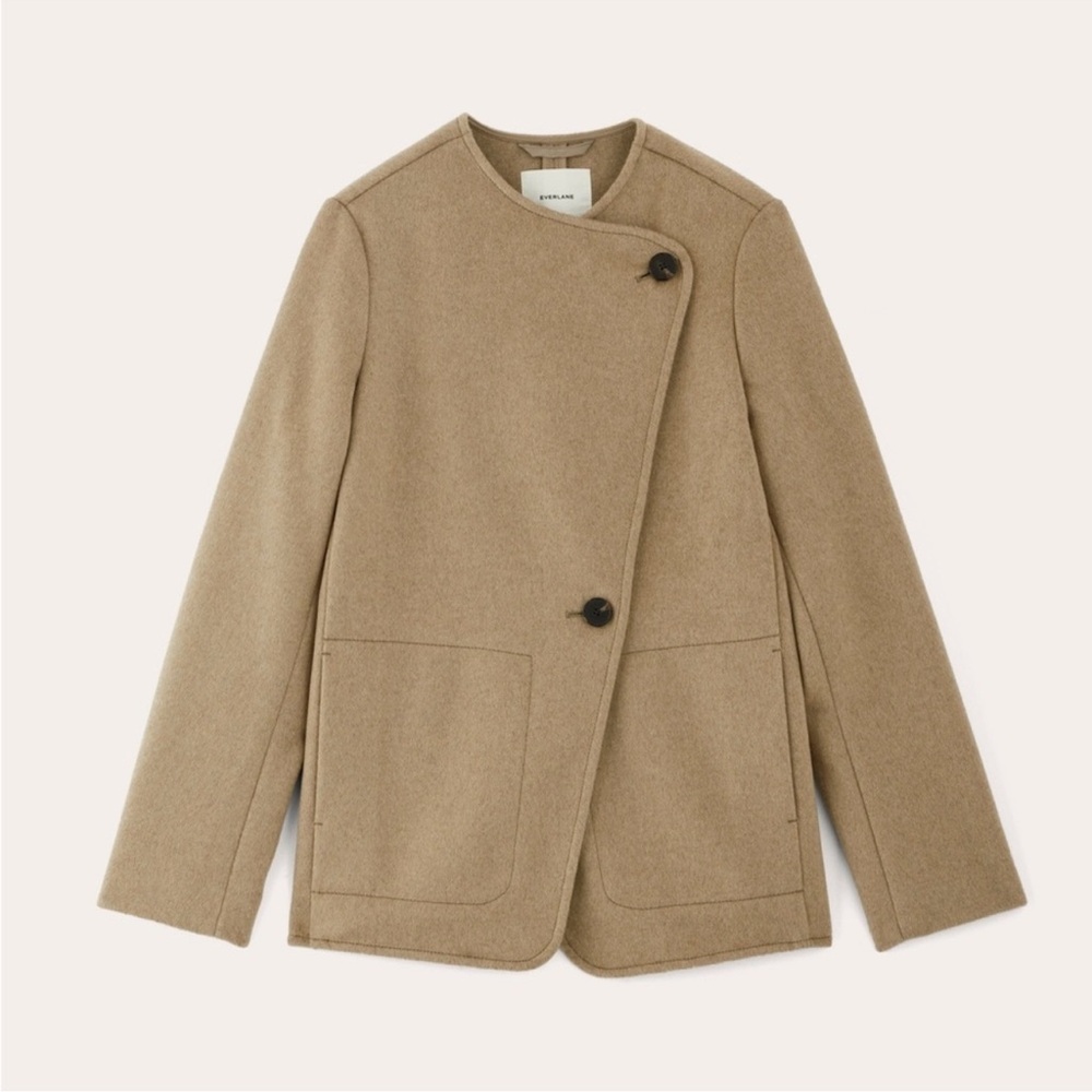 Everlane The October Coat size XL Wool Blend Oversized Lagenlook Layering